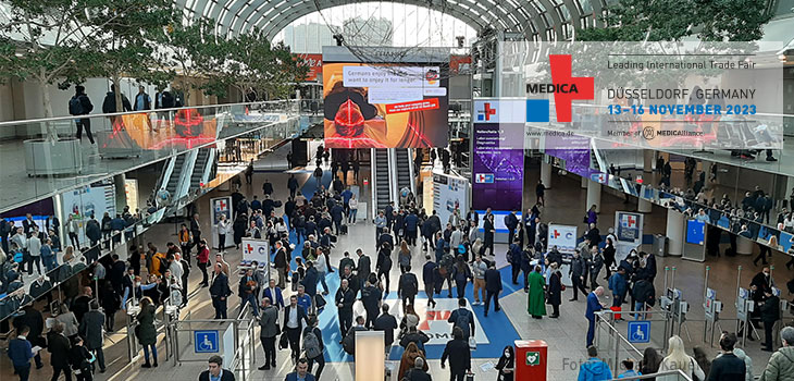 Innovationen aus der Wissenschaft am Messestand Forschung für die Zukunft auf der #medica22