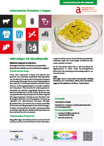 Produktblatt Mikroalgen als Eiweißquelle
